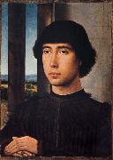Hans Memling Portrait of a young man painting